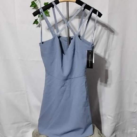 french connection light blue dress Marina Silky Maxi Dress in Blue Hydrangea main image 0